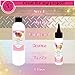 Art Institute Glitter Designer Dries Clear Adhesive Clear Glue Kit Bundle-3 Items 8oz,2oz and Metal Tip, Multicolored