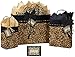 Leopard Gift Bags Assorted Sizes Bundled with Coordinating Tissue Paper Tags and Raffia Ribbon