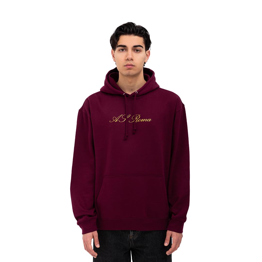 Sudadera con capucha AS Roma roja de adulto sudadera deportiva unisex ropa de fútbol 8