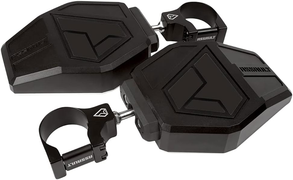 UTV Aviator Side Mirror Set with Clamps 2 inch Black For CAN-AM Maverick 1000 X rs Turbo 2016