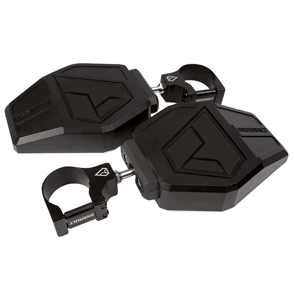 UTV Aviator Side Mirror Set with Clamps 2 inch Black For CAN-AM Maverick 1000 X rs Turbo 2016