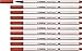 Price comparison product image Premium Fibre-Tip Pen - STABILO Pen 68 brush Box of 10 Carmine