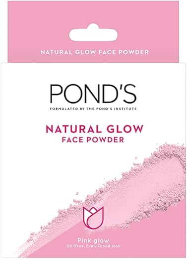POND’s Natural Glow Face Matte Powder For Normal Skin, Pink Glow – 30G