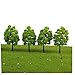 AMOYER Modelo 20pcs 1.38Inch árboles Modelo De Plástico Mini Artificial Árboles Niños...