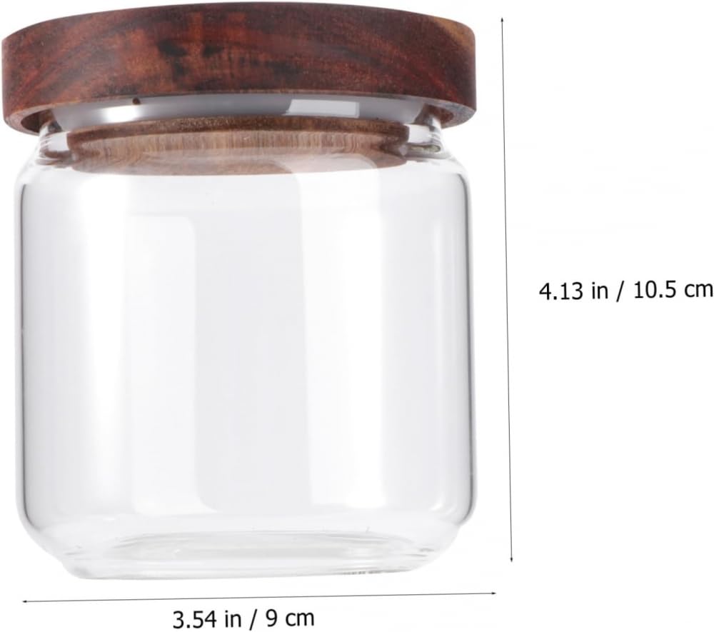 Recipientes de vidrio Recipientes para granos de café Recipientes para dulces Terrario para plantas Azúcar Cereales a granel Frascos de vidrio herméticos Bote de vidrio para té Lata para almacenar ali