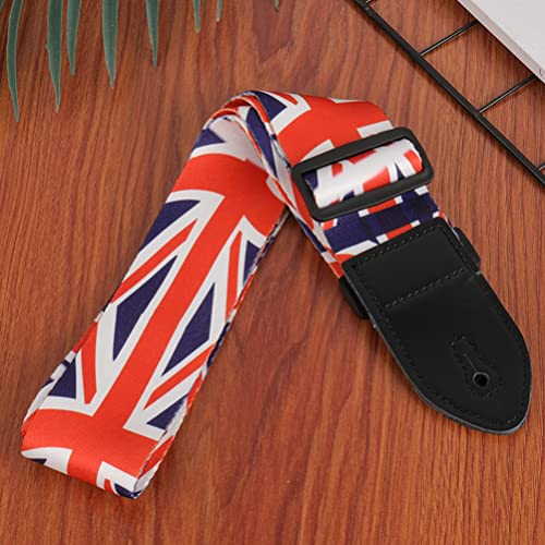 Vaguelly 2 Pièces Drapeau De L’union Sangle De Guitare Réglable Ceinture De Guitare Impression Ceintures De Guitare… - Les Beatles, Paul McCartney, John Lennon, RIngo Starr, George Harrison Vaguelly 2 Pièces Drapeau De L'union Sangle De Guitare Réglable Ceinture De Guitare Impression Ceintures De Guitare… – Image 4
