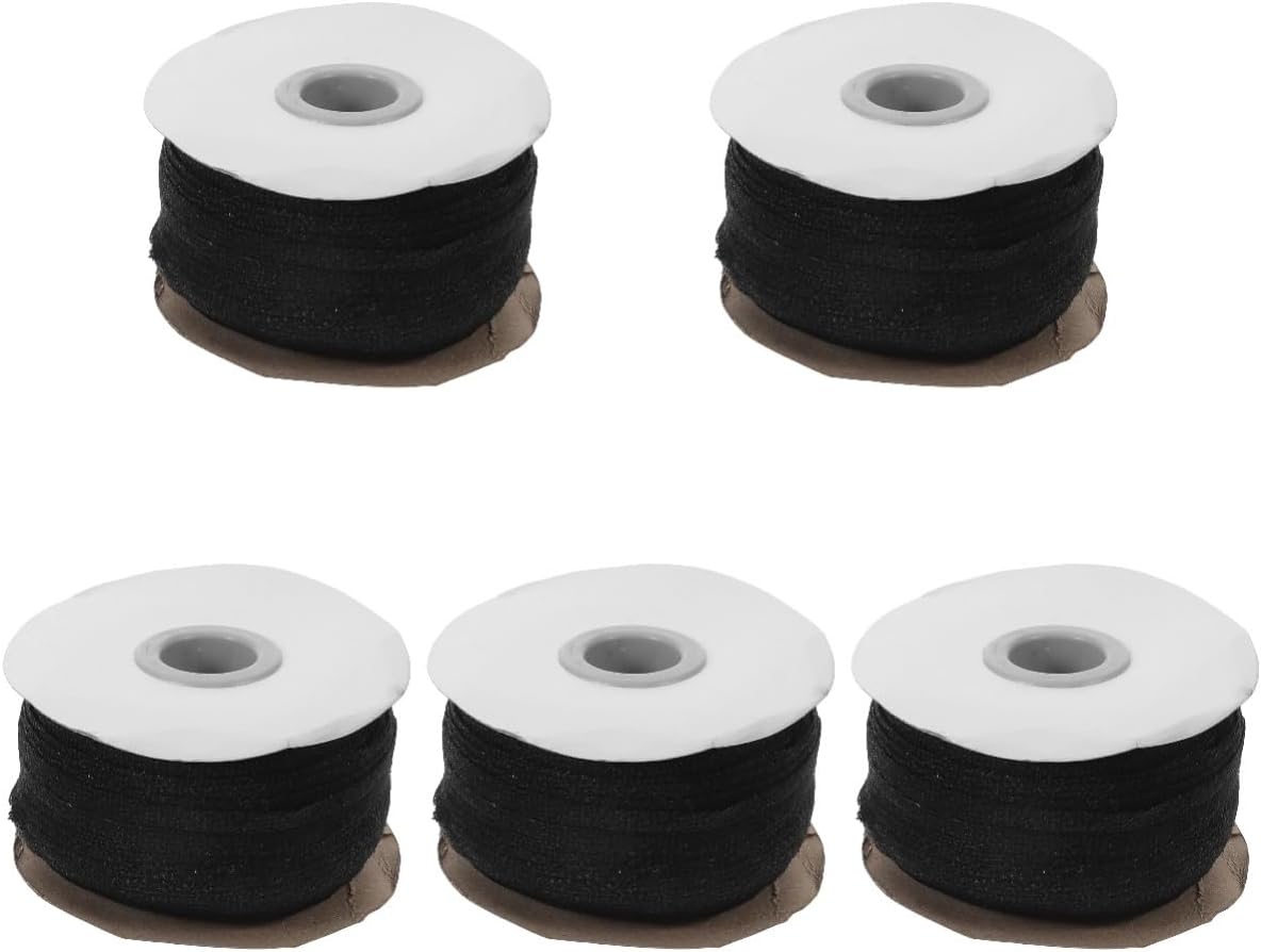 JEWEDECO 5 Rolls Fabric Stiffener Fusible Lining Interfacing Fabrics for Clothing Precise Center Line Versatile Sewing