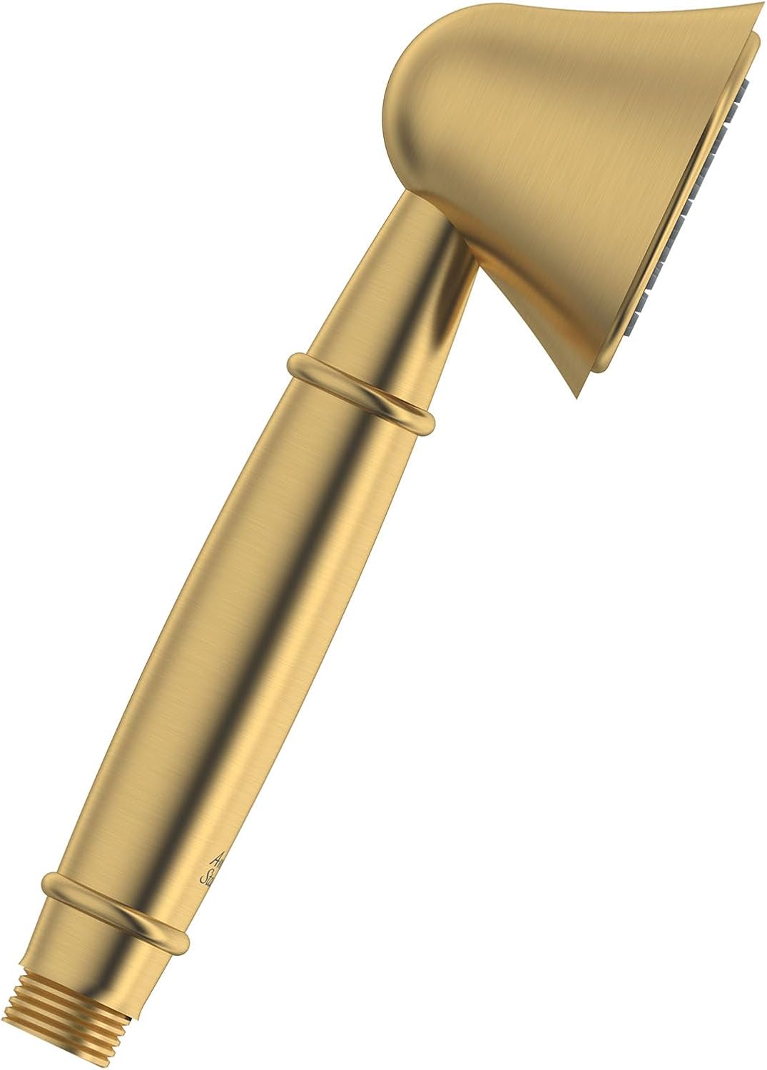 Brushed Gold Single Function Handheld Shower Head