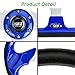 10L0L Golf Cart Steering Wheel, Universal Design Fit for Yamaha, EZGO RXV & TXT, Club Car DS, Club Car Precedent Tempo, Most Golf Cart(Blue)