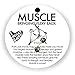 I Heart Guts Muscle Lapel Pin – I’m Flexy and I Know It Enamel Pin – Recovery Gift for Injury or Surgery, Physical Therapy Motivation, Strength Awareness