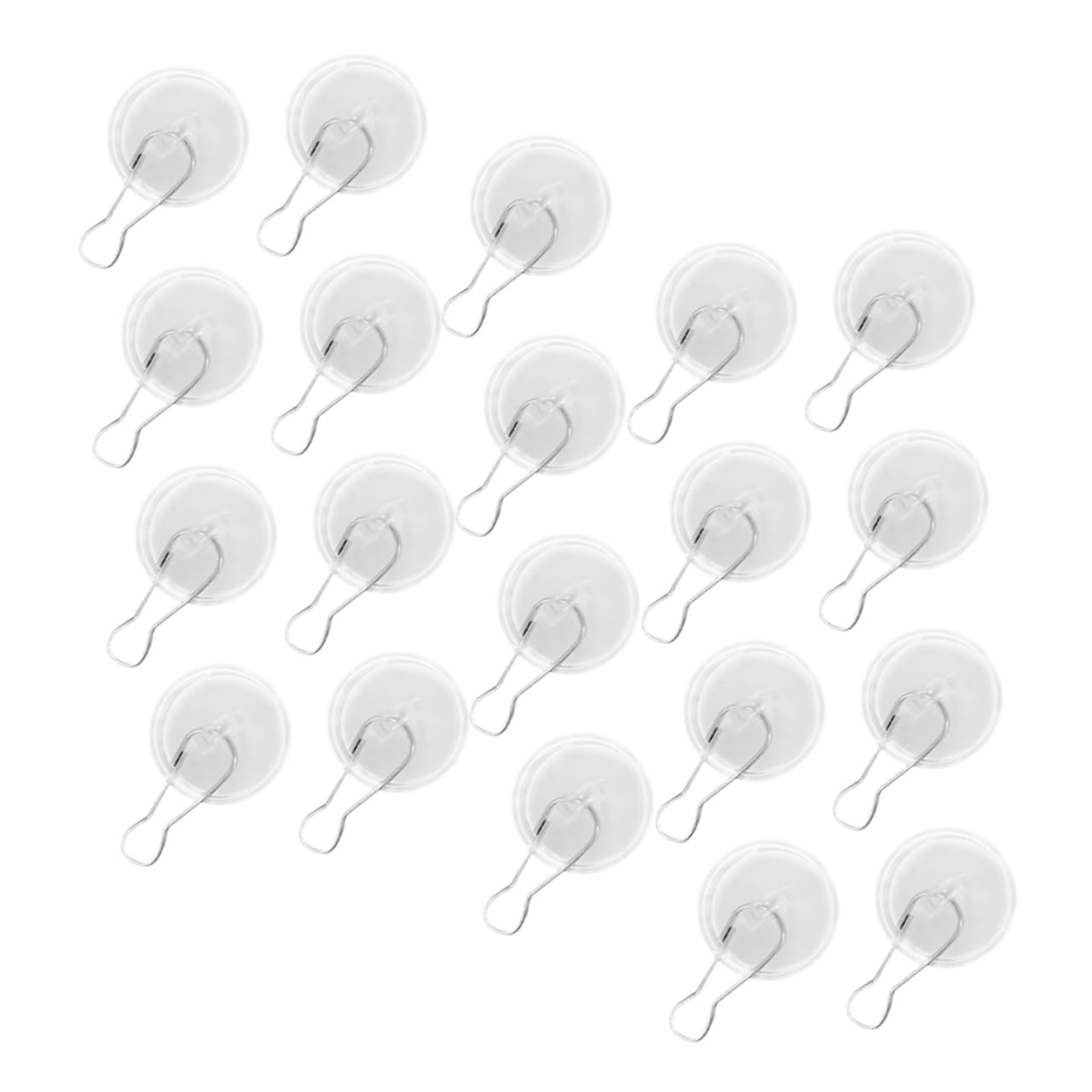 40piezas Ganchos De Techo Adhesivos Transparentes Ganchos Fuertes Para Colgar Decoraciones Sin Necesidad De Perforar Para Plantas y Luces Interiores y Exteriores
