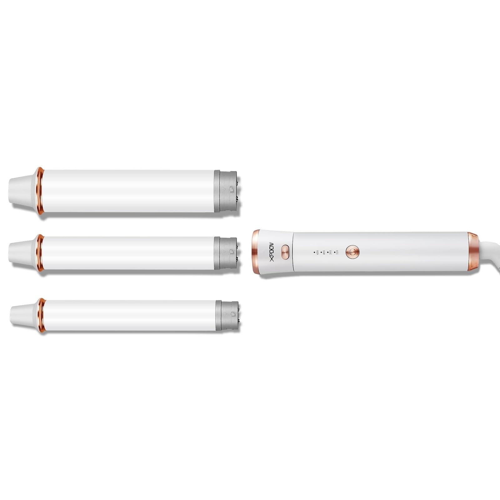 Hair Curling Iron Set, Interchangeable Curling Wand Three Blend Ceramic Barrel Professional Wand for Endless Styling Possibilities, 0.75&1&1.25 Inch Barrels…