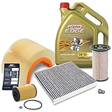 TECHNISCHE INFOS - KRAFTSTOFFFILTER: Filterausführung: Filtereinsatz; Ø: 90,5 mm; Ø: 77 mm; H: 150 mm; ÖLFILTER: Mit Dichtungen; H: 103 mm; Innen-Ø: 21 mm; Außen-Ø: 65 mm; Innen-Ø: 27 mm; LUFTFILTER: L: 292 mm; B 177 mm; H: 70 mm; INNENRAUMFILTER (Aktivkohle): L: 254 mm; B 235 mm; H: 32 mm; VERSCHLUSSSCHRAUBE inkl. Dichtung: L: 29,5 mm; Gewinde: M 14 x 1,50 x 22 mm; Schlüsselweite: 19