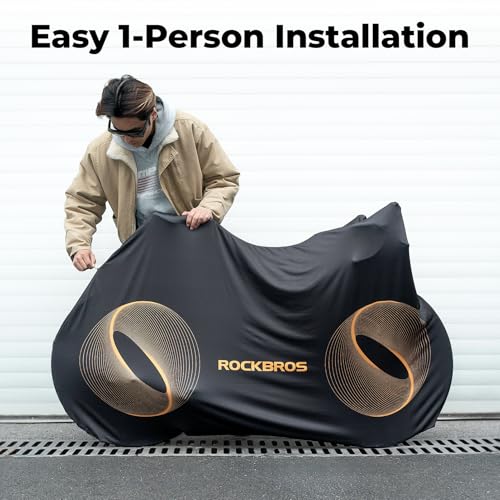 Funda para bicicleta ROCKBROS Indoor de alta elasticidad para rueda de bicicleta, protectora para uso exterior miniatura 7