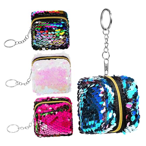 20pcs Kids Portamonete Mini Portafoglio Portatile Party Paillettes Mini come da immagine 3 pezzi mediumx3pcs