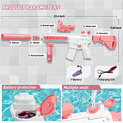 Pistola De áGua EléTrica, Totalmente Automatizado Arma De Agua Pistola De áGua Totalmente AutomáTica