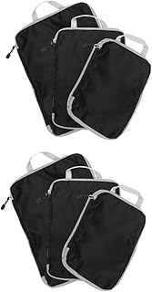 6 Peças Saco De Armazenamento De Viagem Organizadores De Embalagem Sacos De Armazenamento De Mochila Para Mala De Viagem Sacos De Embalagem Cubos De Embalagem De Compressão Para