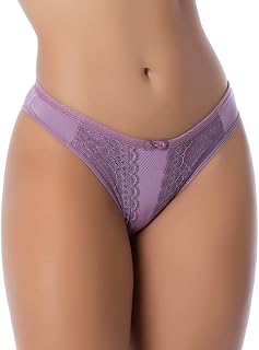 Kit 3 Calcinhas Tangas Detalhe Em Renda Conforto Adulto