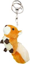 Plush Squirrel Keyring, Multi-Colour, Se référer au descriptif, multicoloured