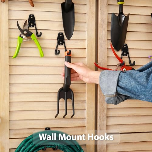 Garage-Hooks-Heavy-Duty8-Pack-45x275-in-U-Hook-SmallThicken-Bold-Wall-Mount-Garage-Storage-Hook-for-Organizing-ToolsLaddersBikesHoseBulk-Items