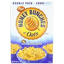Post Honey Bunches of Oats with Almonds Cereal Box, 1.36 kg Model 190235