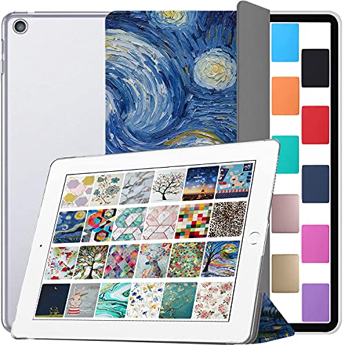 Image of DuraSafe Cases For iPad 7.9 Inch Mini 3 2 1 Generation [iPad Mini 3rd 2nd 1st ] A1599 A1489 A1432 MGNV2HN /A MGYE2HN /A MGNR2HN /A ME277HN /A PrintediPad Cover Translucent Frosted Hard Back - Starry Night