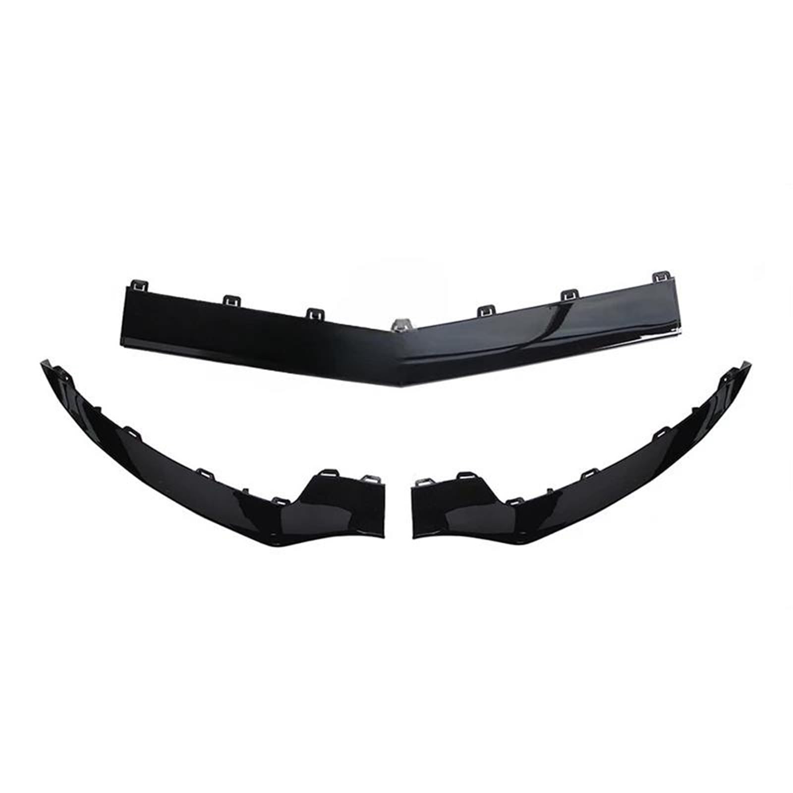 OTBEHUWJ Car Front Spoilers For Mercedes E Class Klass W207 C207 Coupe Front Bumper Spoiler Chrome Lip Diffuser A2078850874 A2078850974 A2078850774 Front Bumper Lip(Black,PAIR)