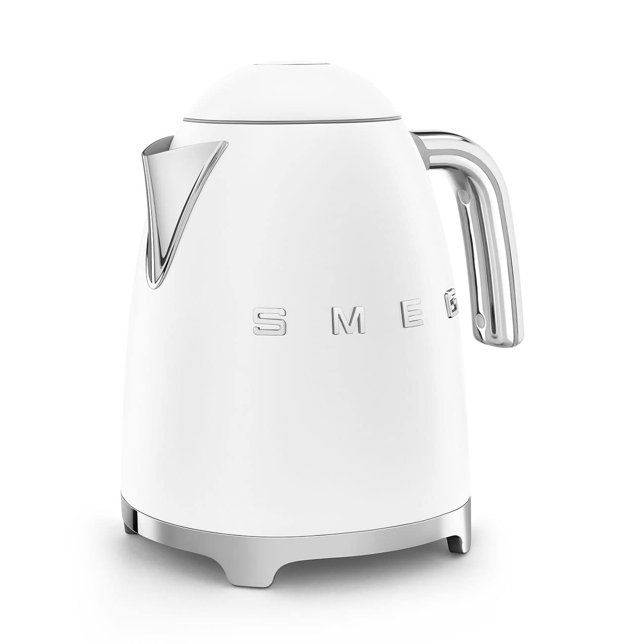 Smeg klf03whuk 50s Retro Style Kettle White 3d Logo