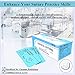 HTI Training Suture Thread 3-0 Silk Sterile with Needle Box of 12 Pcs for Nursing Student Training Kit RN, EMT, Vet Demo