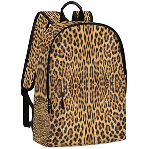 Leather Backpack For Men Women Large Travel Backpack Waterproof Laptop Backpacks Animal Print Pu Leather Backpack Purse Leopard Casual Daypack Bookbag For Travel, School, Business #TOP5