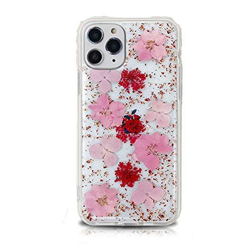Preisvergleich Produktbild ZHANGSHAUNG Geeignet Für Iphone11, Getrocknete Blume Epoxy Phone Case, Iphone12 Epoxy Phone Case