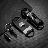 CIGARLOONG Lot de 3 coupe-cigares avec poinçon à double guillotine -...