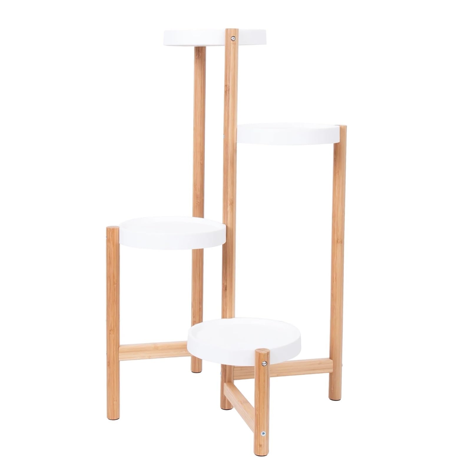 GHHZML Plant Riser 4 Tier Plant Stand Tall Corner Indoor Flower Pot Holder Display Rack For Living Room Bedroom Balcony