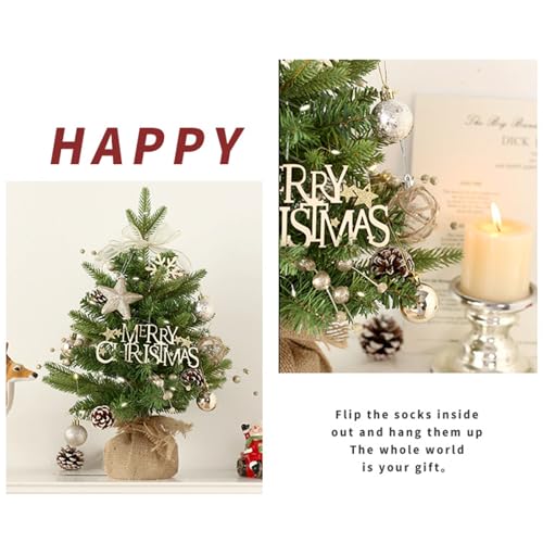 Árbol de Navidad artificial compacto con música para decorar espacios pequeños sin ensuciar 4