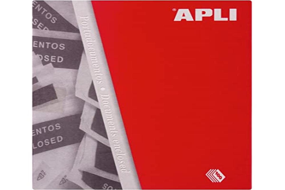 APLI 1468-Sobres porta documentos 240 x 180 mm 100 u.
