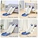 Couch Slide for Stairs Bed Kids Extended Widened Toddler Slide Plastic Indoor Toy Easy to Assemble Store Car Blue Plus