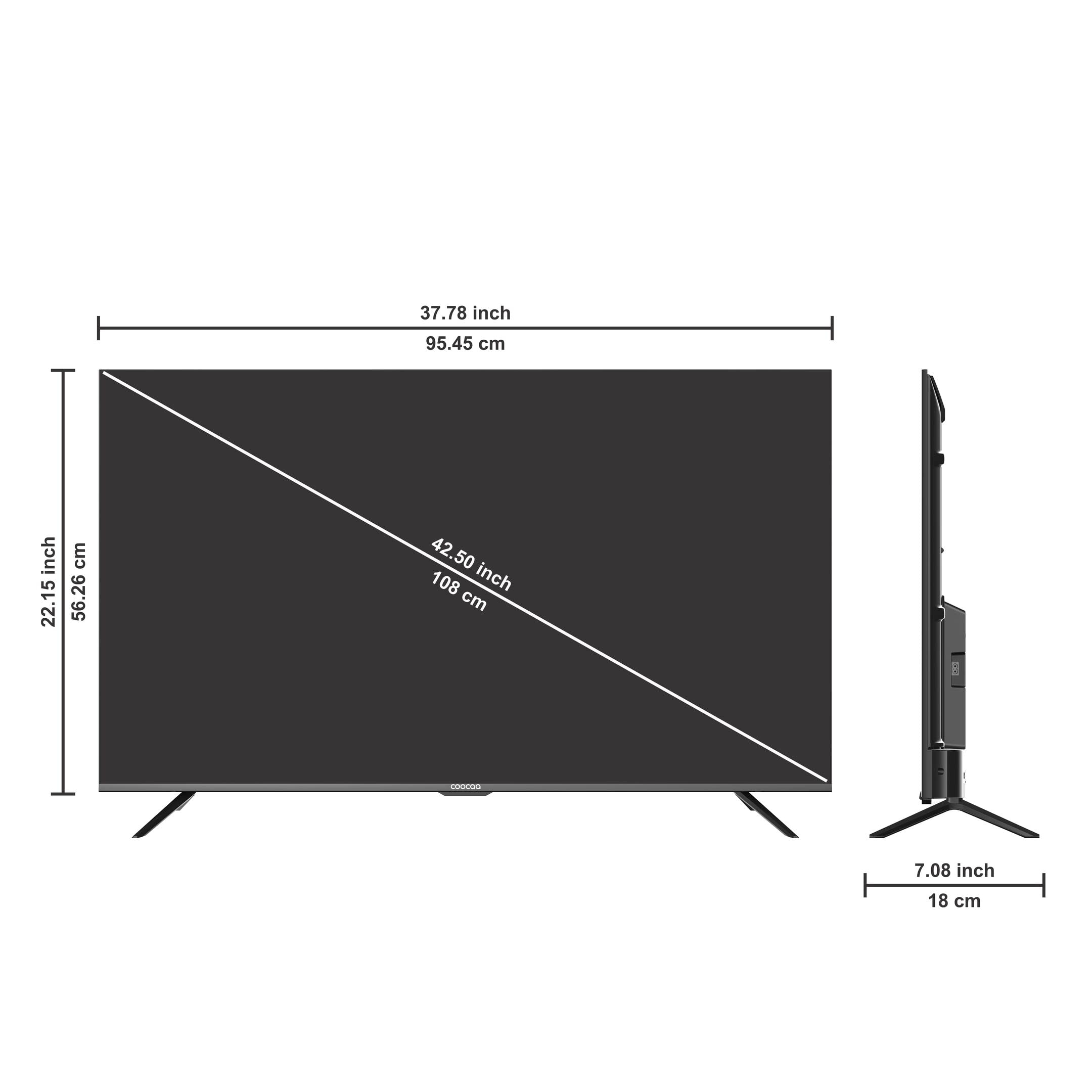 Best 43 Inch 4K TV Under 25000 Coocaa 43S6G Pro Review, 47 OFF