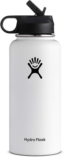 Hydro Flask - Botella de agua de boca ancha de 1.0 con tapa con boquilla
