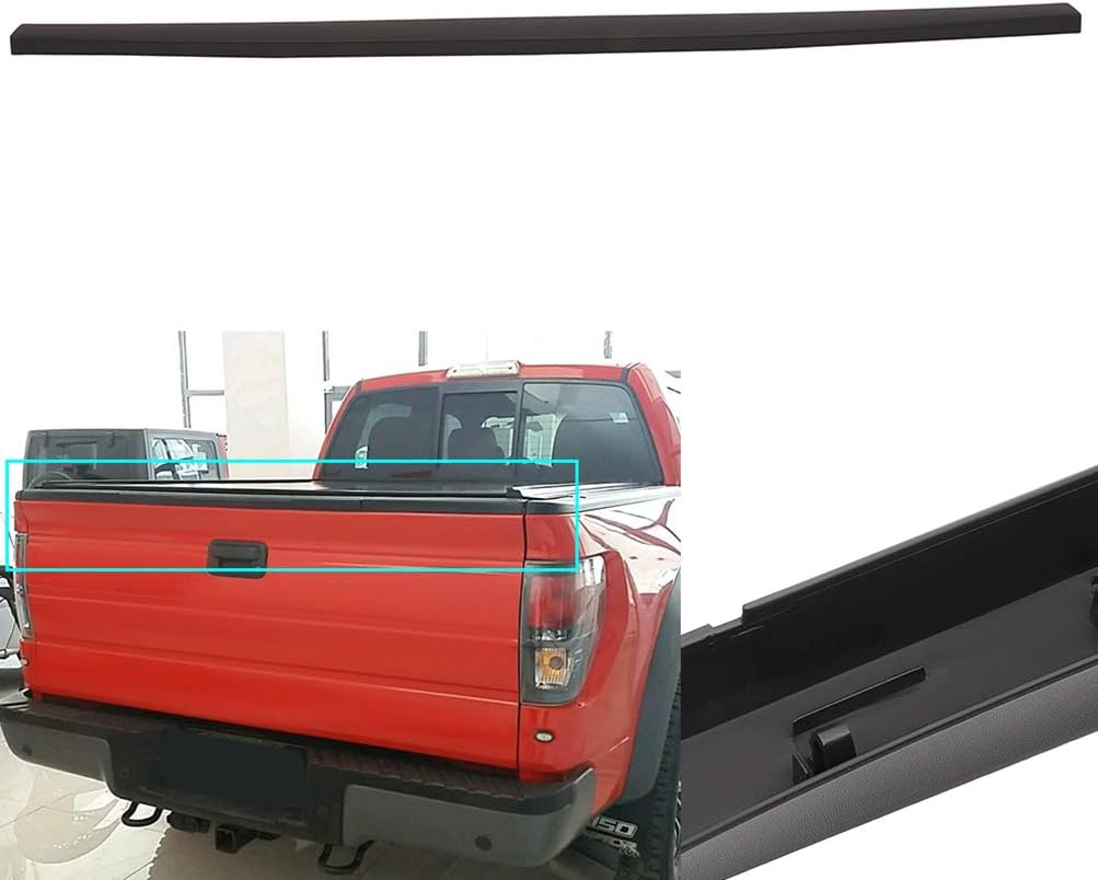 OCPTY FO1904106 Tailgate Molding Cap ABS Compatible with 2005-2008 for Ford for F150 Stylesside 2006-2008 for Lincoln Mark LT Top Rear Tailgate Moulding Trim