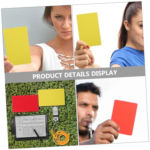 Kit profesional para árbitro con tarjetas y silbato miniatura 4