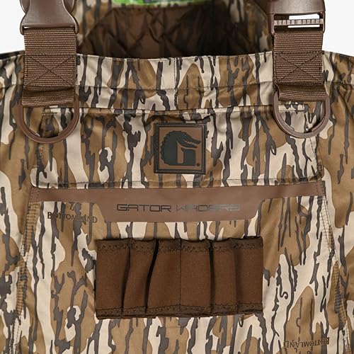 Image of Gator Waders Mens Shield Insulated Chest Duck Hunting Waders with Boots Waterproof Breathable Camo Waders for Hunting