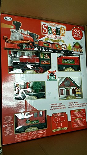 santa's express christmas train set