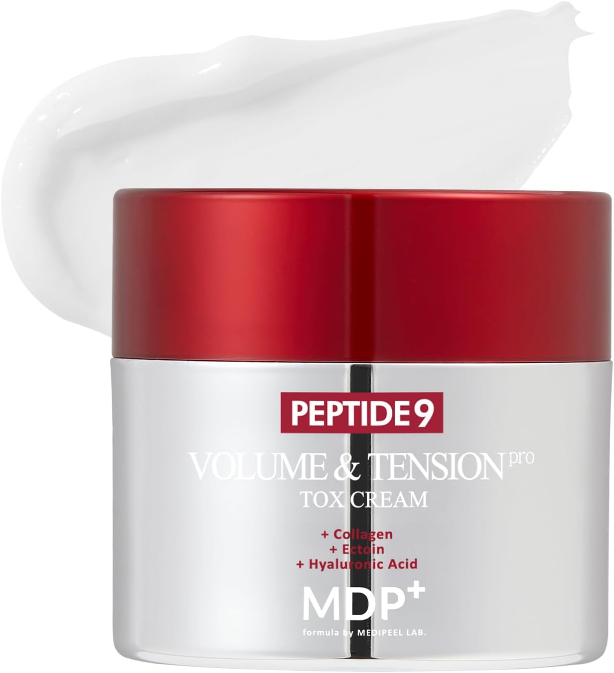 MDP+ Peptide 9 Volume & Tension Tox Cream Pro | Skin Barrier, Night Repair, 1.76oz/50g, Radiance, Hydration, Peptide Cream, Reduces Wrinkles, Heals and Repairs Skin, Ectoin