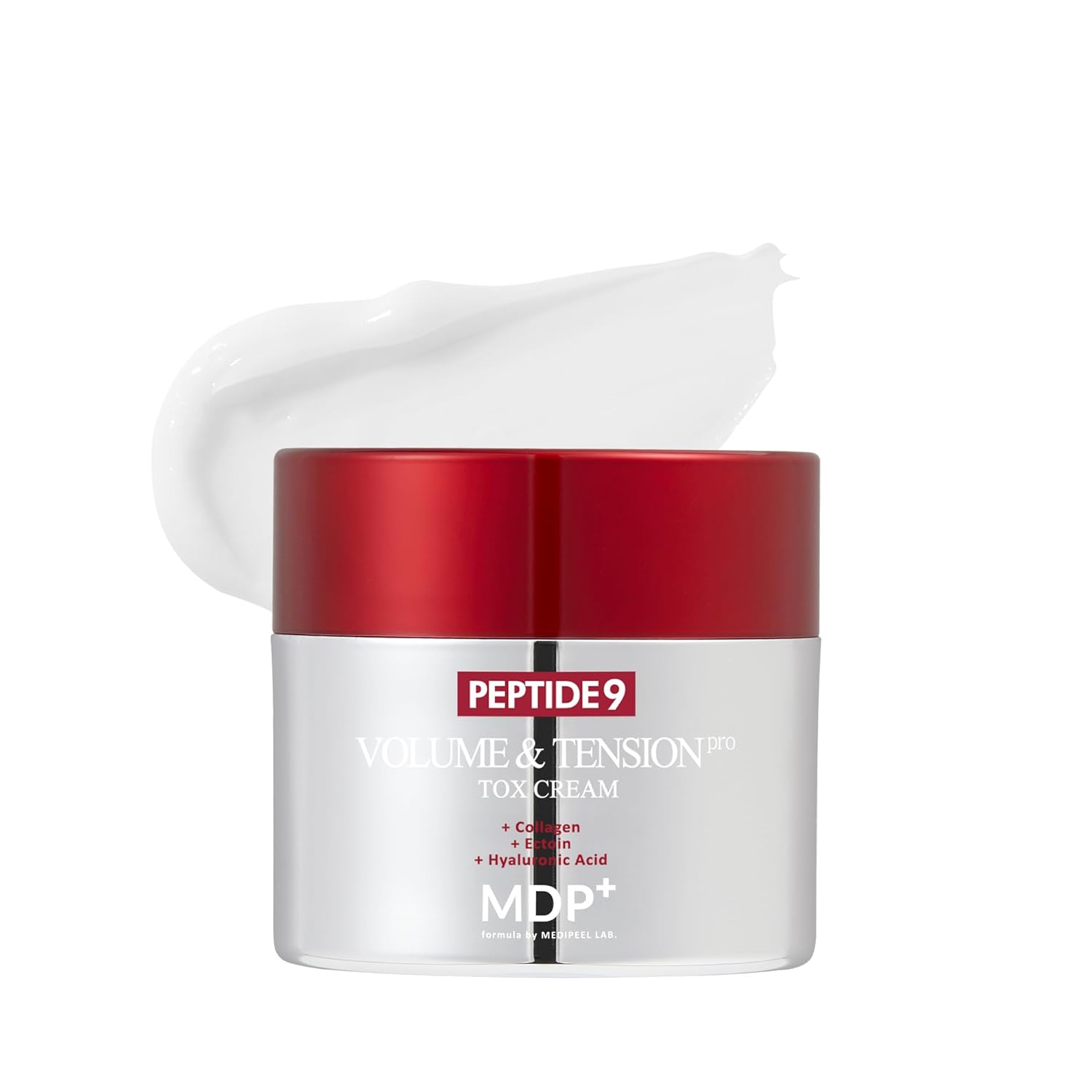 MDP+ Peptide 9 Volume & Tension Tox Cream Pro | Skin Barrier, Night Repair, 1.76oz/50g, Radiance, Hydration, Peptide Cream, Reduces Wrinkles, Heals and Repairs Skin, Ectoin