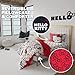 Franco Collectibles Hello Kitty Polka Dot Bedding 5 Piece Super Soft Comforter and Sheet Set with Sham, Twin, (Official Licensed Product)