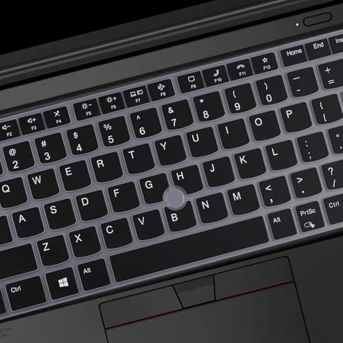 Image of RAYA Silicone Keyboard Cover Only Fit for Lenovo Thinkpad E14 (Gen5 /Gen6) & Thinkpad L14 (Gen4) Thinkpad T14s (Gen4) Laptops [Will NOT FIT for Any Other Gen or Series Model of Thinkpad] (Black)