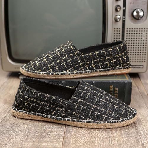 mitvr Mens Breathable Flax Loafers Lightweight Slip-On Flats Casual Comfort Soft Walking Shoes3