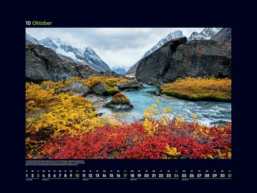 Calendrier mural KUNTH 2027 grand format avec spirale pour planification annuelle