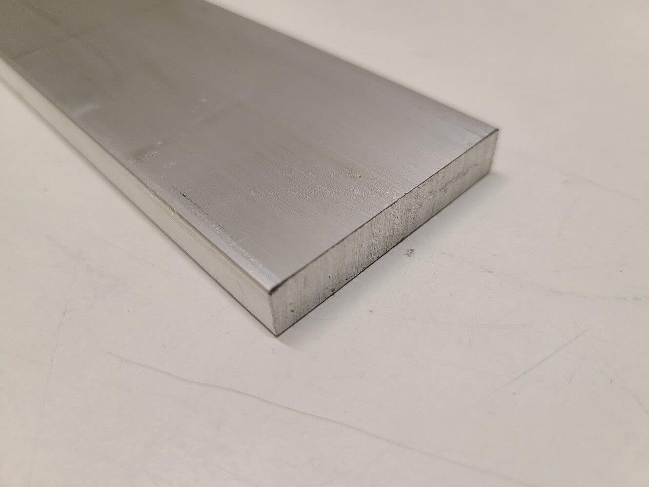 6061 Aluminum Flat Bar, 3/8" x 2" x 24" Long, Solid Stock, Plate, Machining, T6511