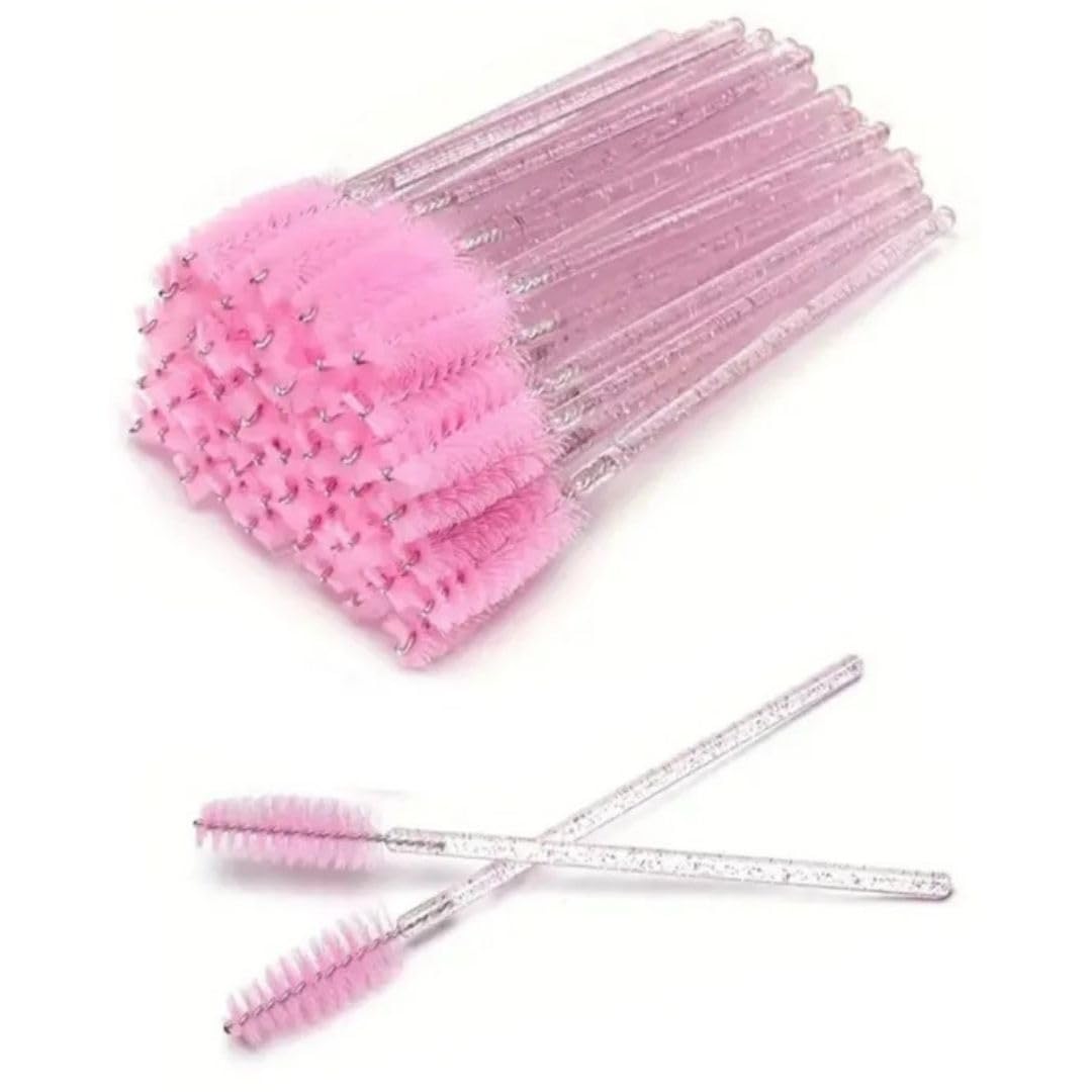 Anil Professional Cosmetics Kirpik Tarama Fırçası - Kirpik Bakımı Için Ideal Seçim!-50li Tek Kullanımlık Pembe